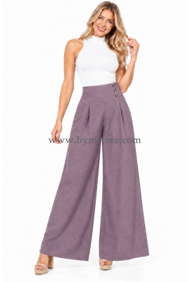 PANTALÓN PALAZZO MORA EN LECHE
