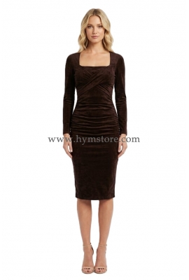 VESTIDO CÓCTEL DE TERCIOPELO