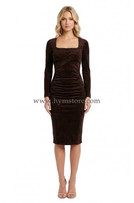 VESTIDO CÓCTEL DE TERCIOPELO