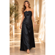 VESTIDO DE GALA ESCOTE STRAPLESS