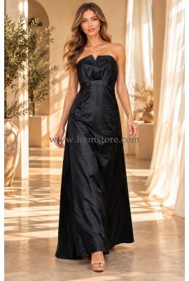 VESTIDO DE GALA ESCOTE STRAPLESS