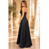 VESTIDO DE GALA ESCOTE STRAPLESS