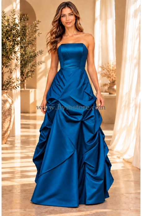 VESTIDO DE GALA DAVID BRIDAL PEACOCK