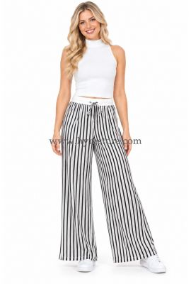 PANTALÓN PALAZZO A RAYAS