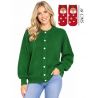 SUÉTER NAVIDEÑO+ CALCETAS