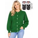 SUÉTER NAVIDEÑO OVERSIZE + CALCETAS