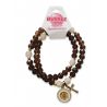 PULSERA ROSARIO CAFÉ