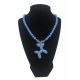 COLLAR ACRÍLICO CON DETALLES DE ACERO